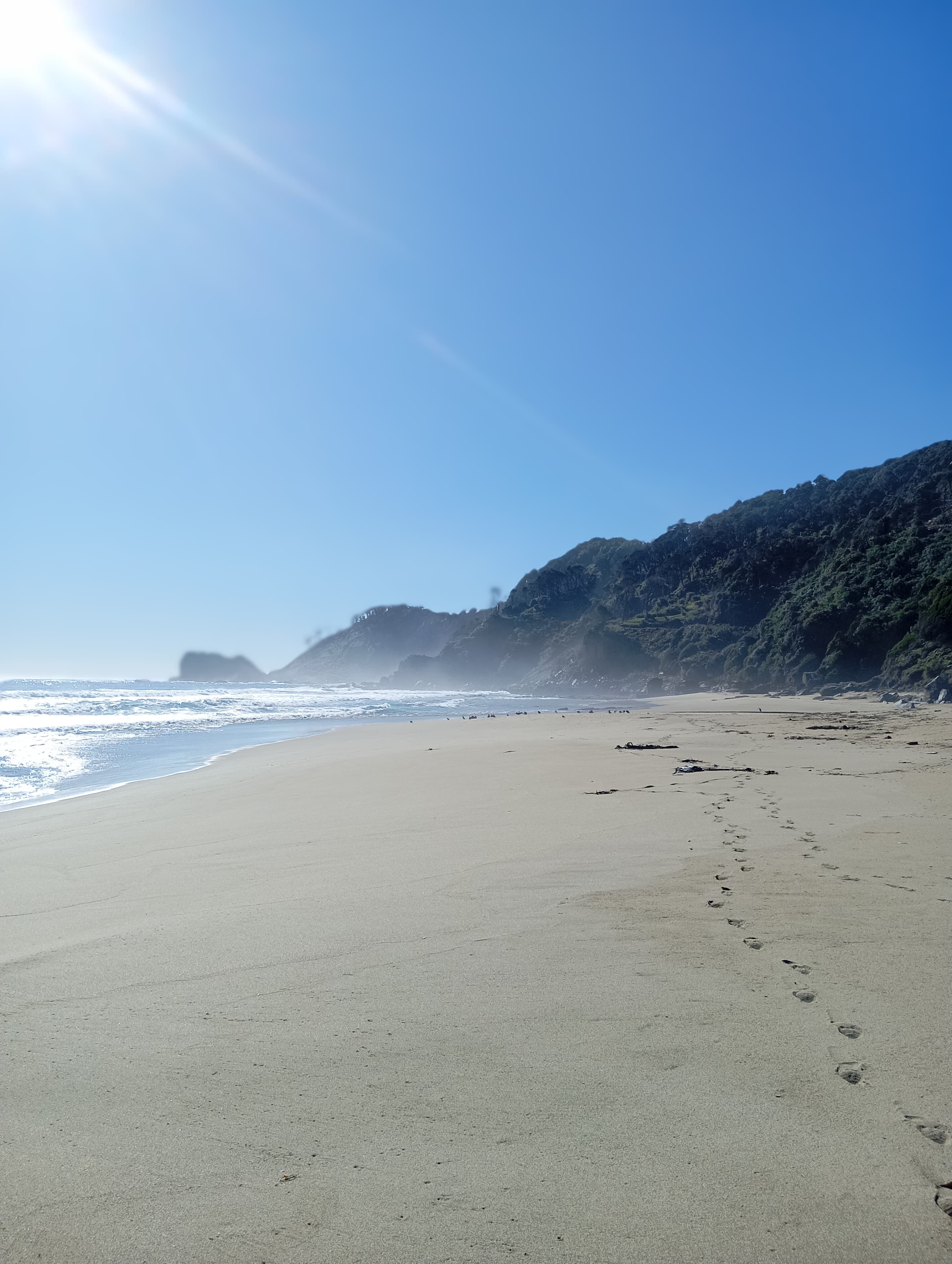 Playa virgen cerca de la casa